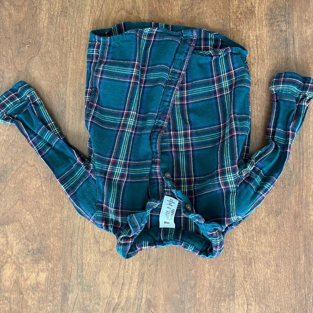 H&M Plaid Button-Up Shirt